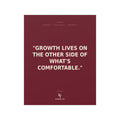 Konquer You | Growth Lives On The Other Side Motivational Poster