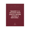 Konquer You | Bravery Quote Poster | Motivational Wall Art, Typography Print