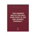 Konquer You | Motivational Quote Poster | Inspirational Typography Poster