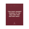 Konquer You | Motivational Quote Poster | 'The Fight Against Yourself'